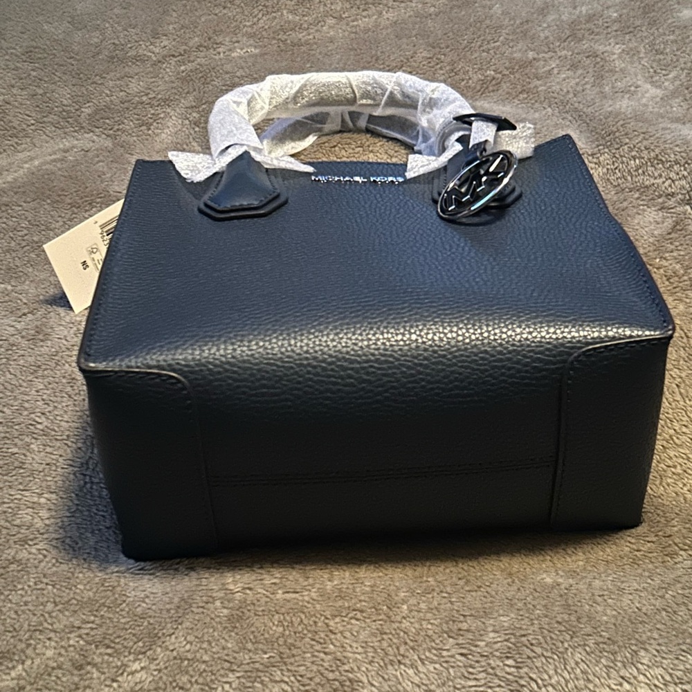 Michael Kors Blue Leather Bag